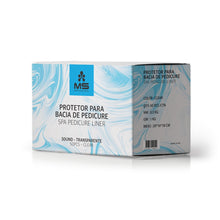 Carregar imagem no visualizador da galeria, Protetor Bacia SPA Pedicure Liner 50 unidades