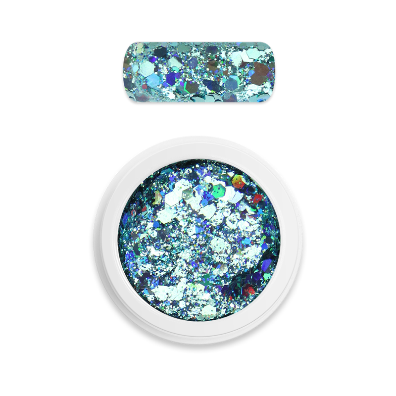 Moyra Holo Glitter Mix nº4 Turquoise