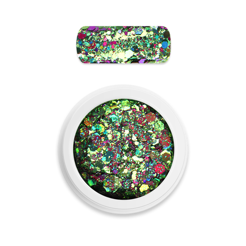 Moyra Holo Glitter Mix nº18 Chameleon Green