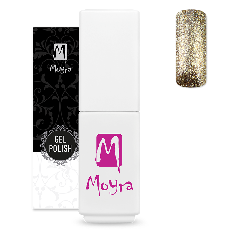 Verniz Gel Moyra Mini Gel Polish Diamond Collection 603 Gold