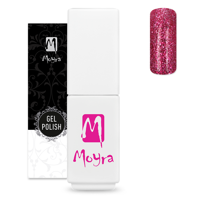 Verniz Gel Moyra Mini Gel Polish Diamond Collection 607 Pink