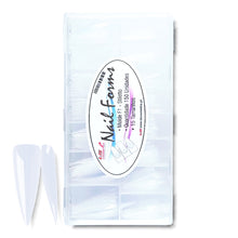 Carregar imagem no visualizador da galeria, Nail Forms Moldes F1 Formato Stiletto 150 Moldes
