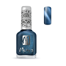 Carregar imagem no visualizador da galeria, Verniz de Estampagem Moyra Cat Eye SP33 Azul Magnético
