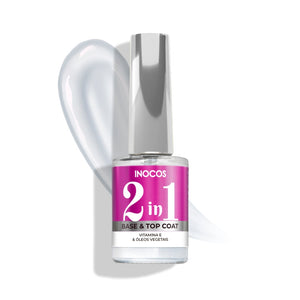 Verniz Base e Top Coat 2 em 1 Inocos 11ml