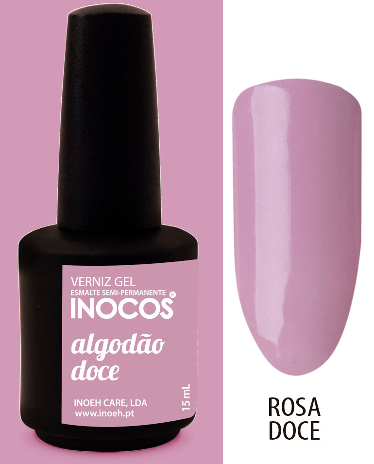 Verniz Gel Inocos Algodão Doce 15ml