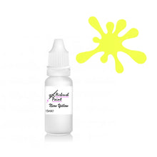 Carregar imagem no visualizador da galeria, Tinta Aerografia Neon Yellow 15ml
