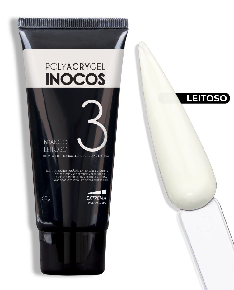 Polyacrygel Extrema Viscosidade Branco Leitoso 60g