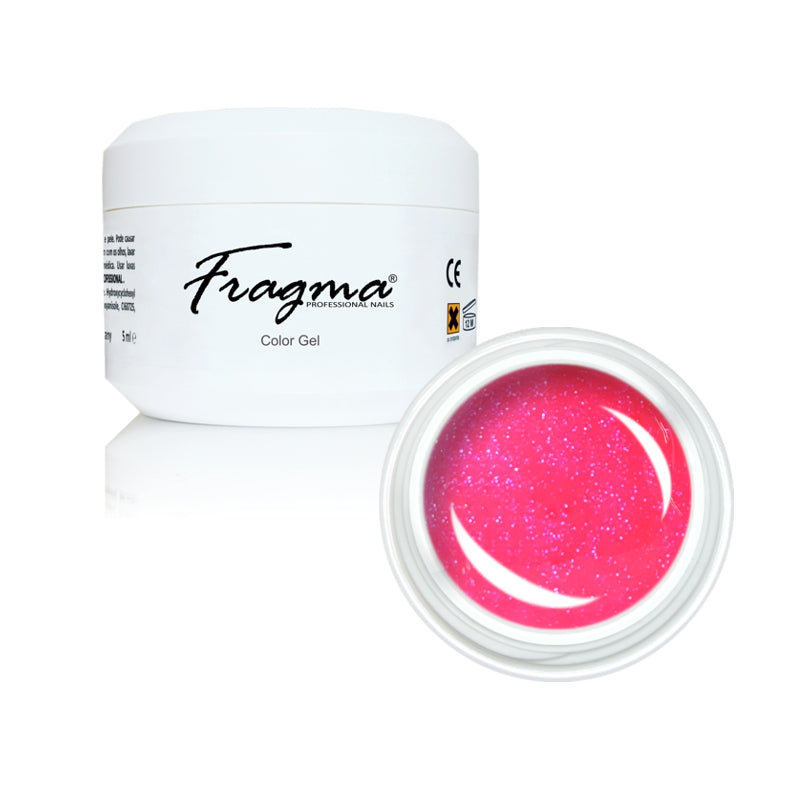 FRAGMA® Color Gel Neon Glitter Pink 5ml