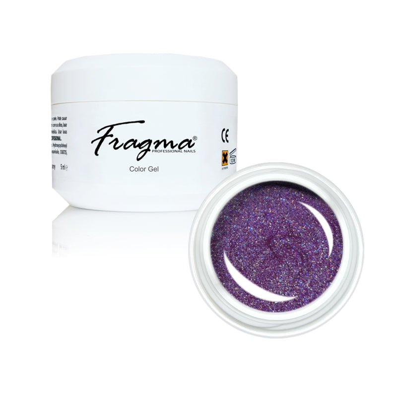 FRAGMA® Color Gel Neon Glitter Purple 5ml