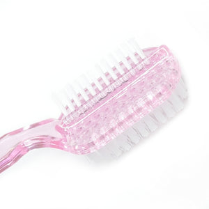 Escova Dupla de Unhas  - Rosa Claro