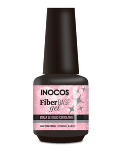 Fiber Base Gel Inocos Rosa Leitoso Cintilante 15ml