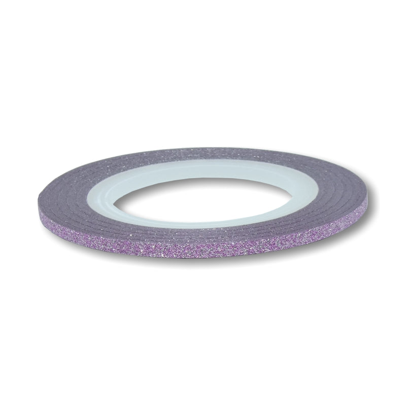 Fita Autocolante com Glitter - Lilás