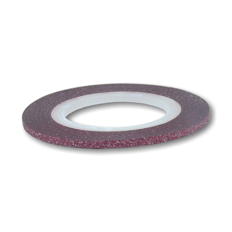 Fita Autocolante com Glitter - Vermelha