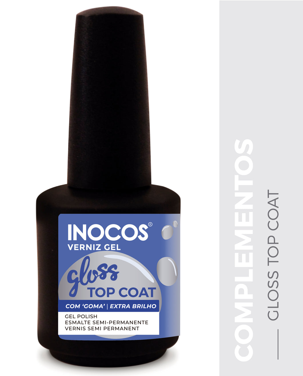 Gloss Top Coat Inocos 15ml