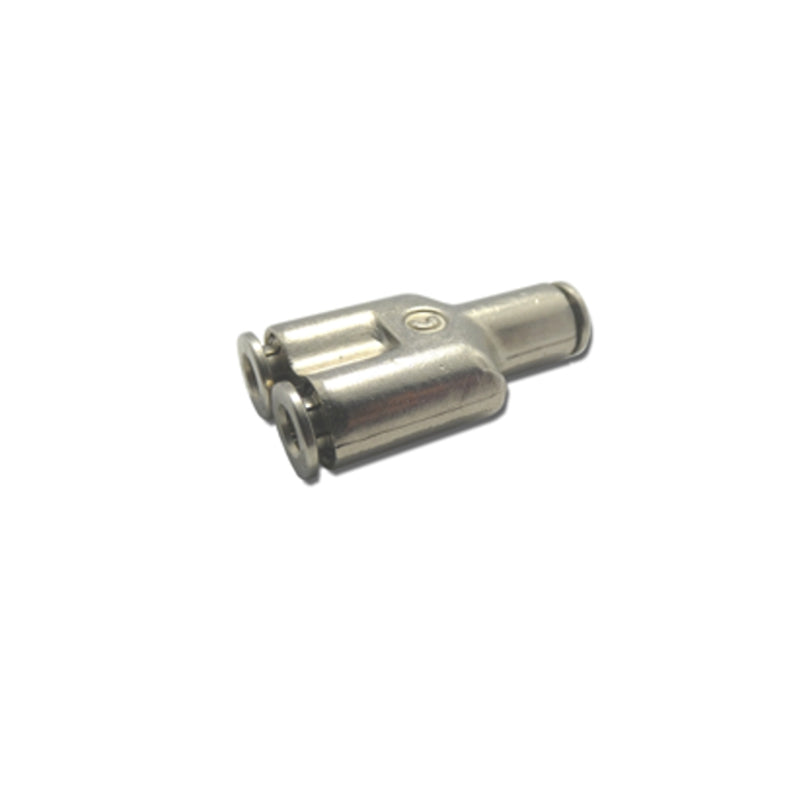Ligador Rápido Pneumático Y - 4mm Tubo (latão)