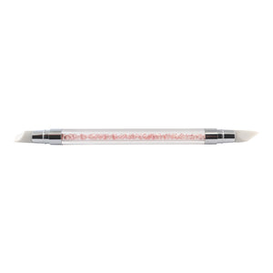 Pincel Duplo de Silicone Crystal Modelo 2