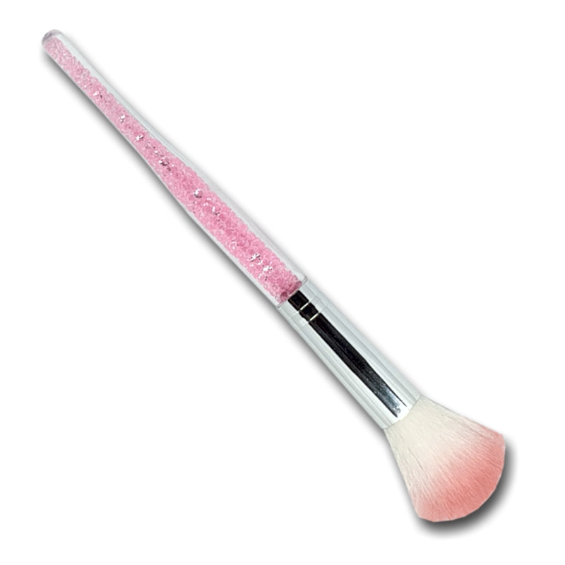 Pincel Limpa Pó Comprido Rosa