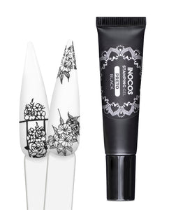 Inocos Stamping Gel Preto 8ml