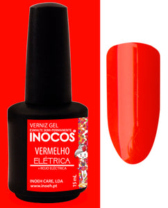 Verniz Gel Vermelho Eletrica 15ml