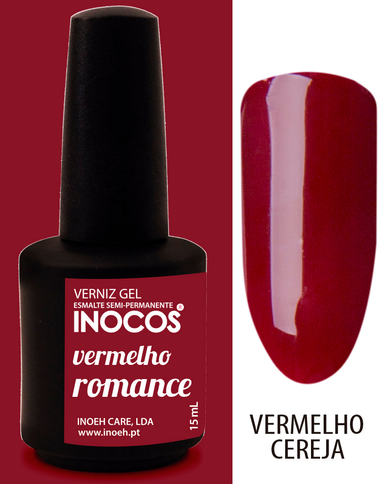 Verniz Gel Vermelho Romance 15ml