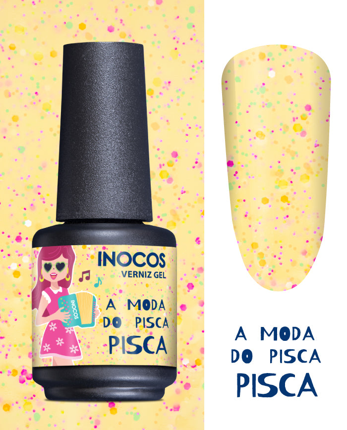 Verniz Gel A Moda Do Pisca Pisca 15ml