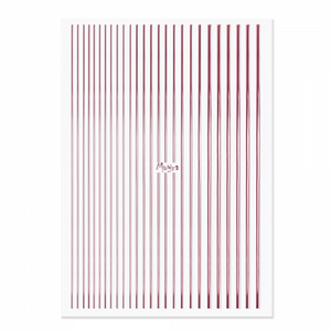 Autocolante Moyra Nail Art Stripes nº3 Fita Rosa Dourado