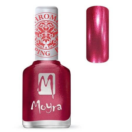 Verniz de Estampagem Moyra Rosa Metalizado